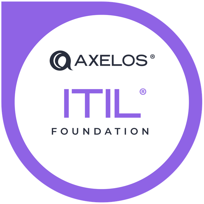 أساسيات ITIL v4 badge